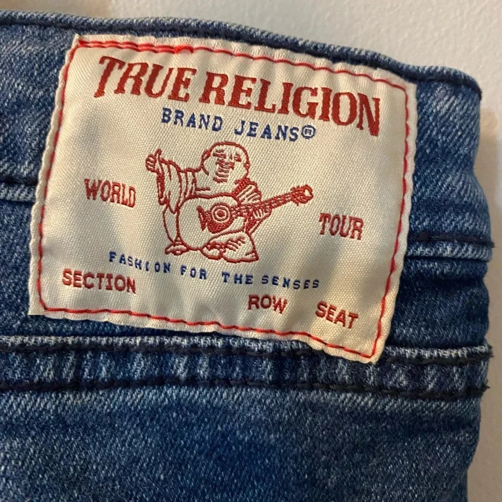 True Religion Rocco Moto Relaxed Skinny blue size 40.